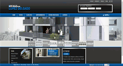 Desktop Screenshot of lopezdelgado.com